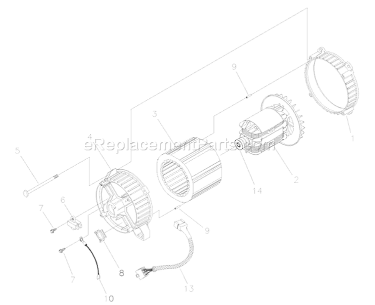 Page A Diagram and Parts List for 030208-2  Briggs and Stratton Generator